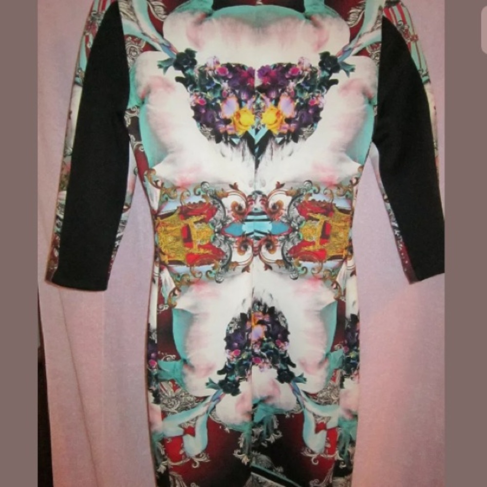 Clover Canyon Revolve royal horses dress S - Picture 8 of 9